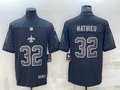 Men's New Orleans Saints Tyrann Mathieu #32 Black RFLCTV Limited Jersey1