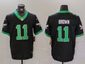 Men's Philadelphia Eagles A.J. Brown #11 Black Vapor F.U.S.E. Limited Jersey1