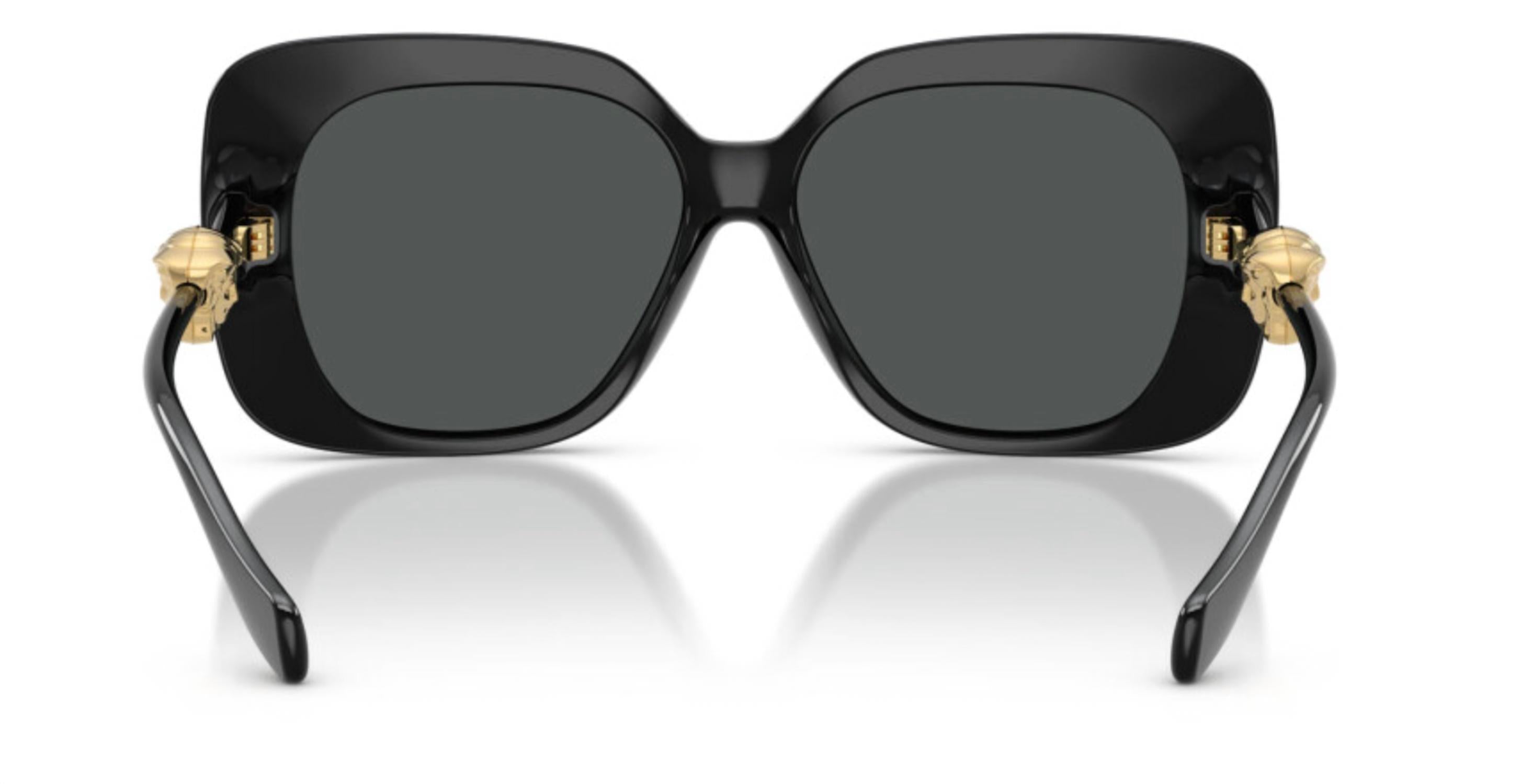 Women's Square Sunglasses In Black Dark Grey