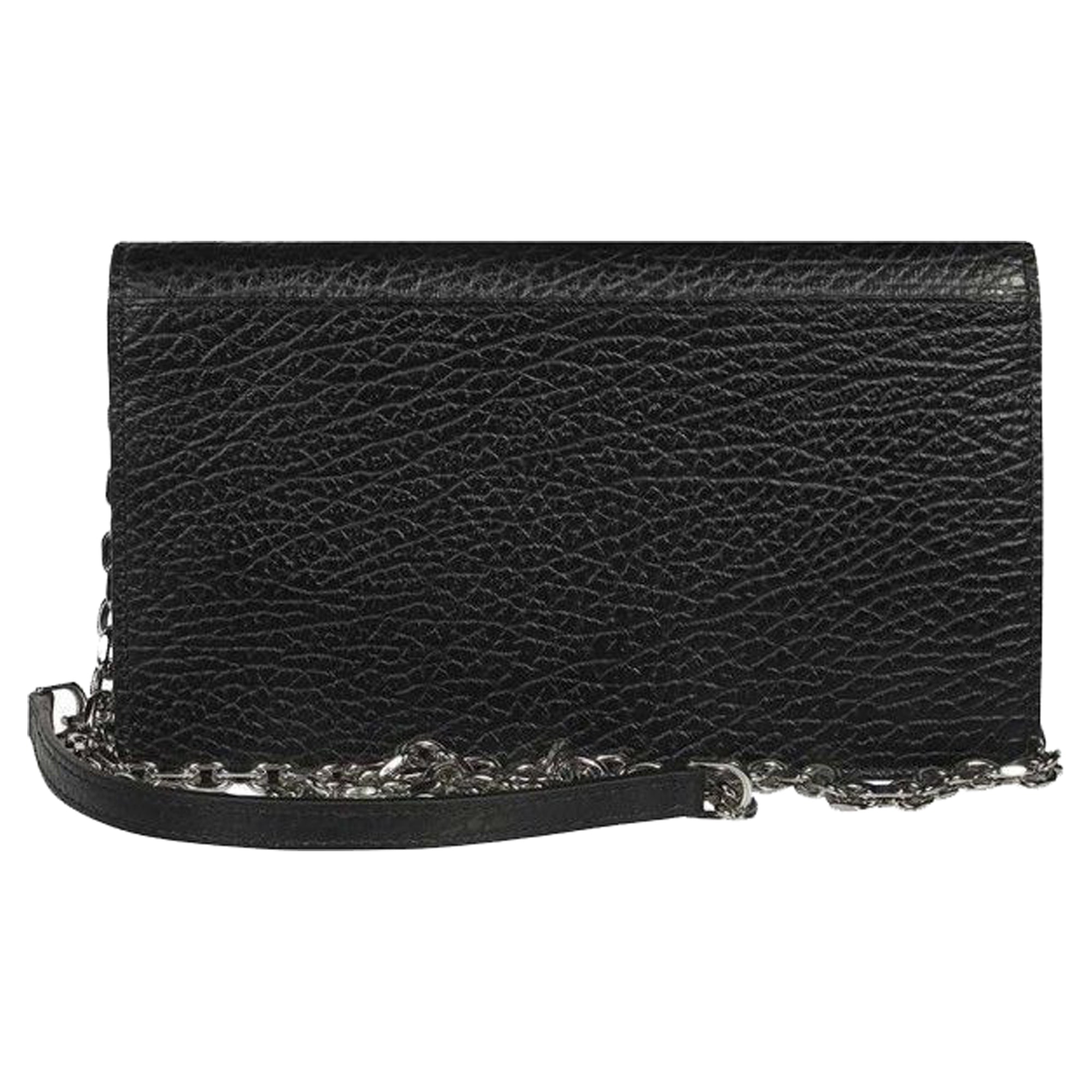 Stitched Chain Wallet Shoulder Bag