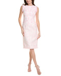 Oscar de la Renta Tweed Silk-Lined Midi Dress