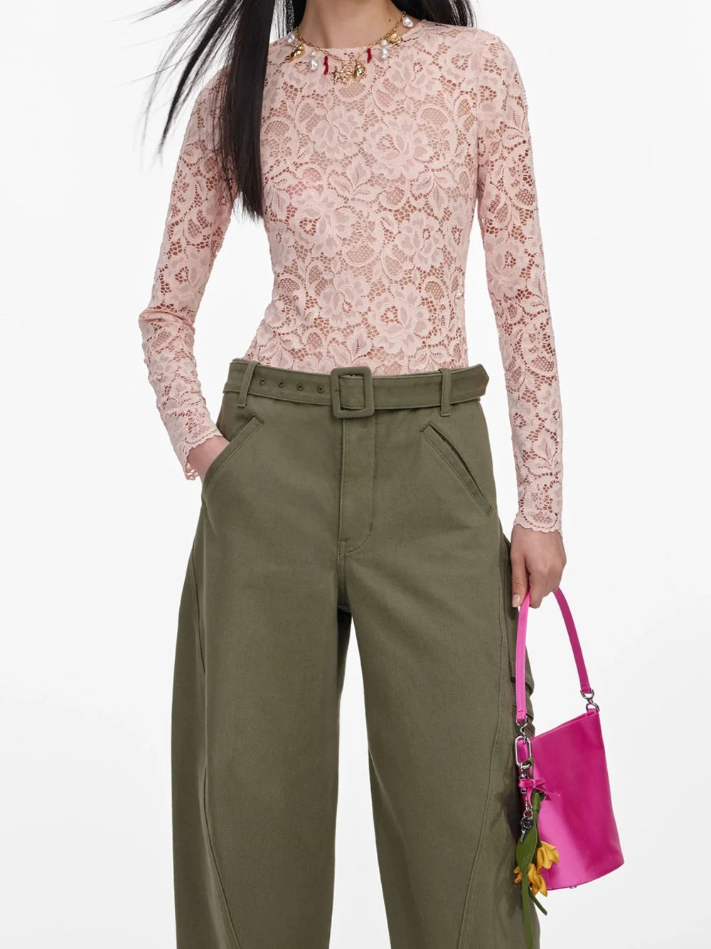 Self-Portrait Women Cargo Jeans