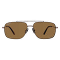 Ray Ban MICHAEL TITANIUM Polarized Brown Navigator Unisex Sunglasses RB8096 9266AN 59