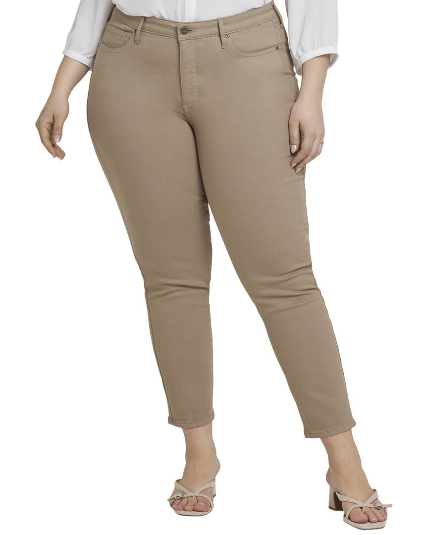 NYDJ Plus Sheri Saddlewood Ankle Crop Jean