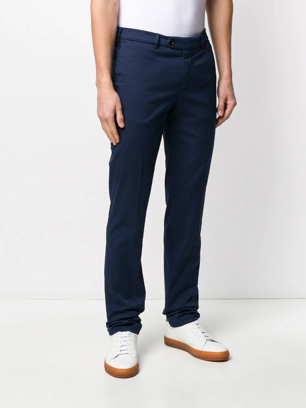 Brunello Cucinelli Men Gabardine Garment Dyed Pants