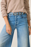 Women's Brett Studded Suede Belt
