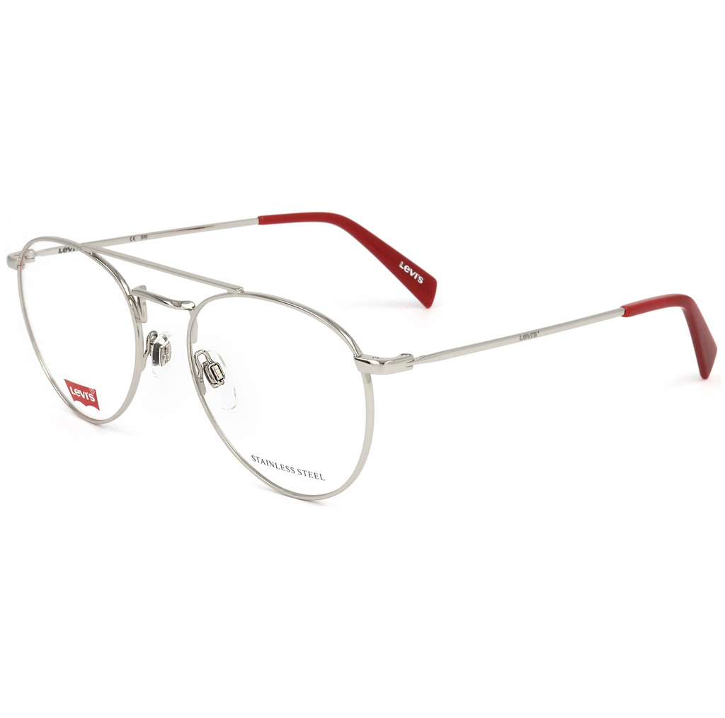 Levi's Unisex 52 mm Silver Opticals