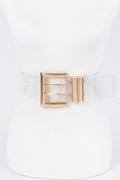 Metal Buckle Plus Size Elastic Belt