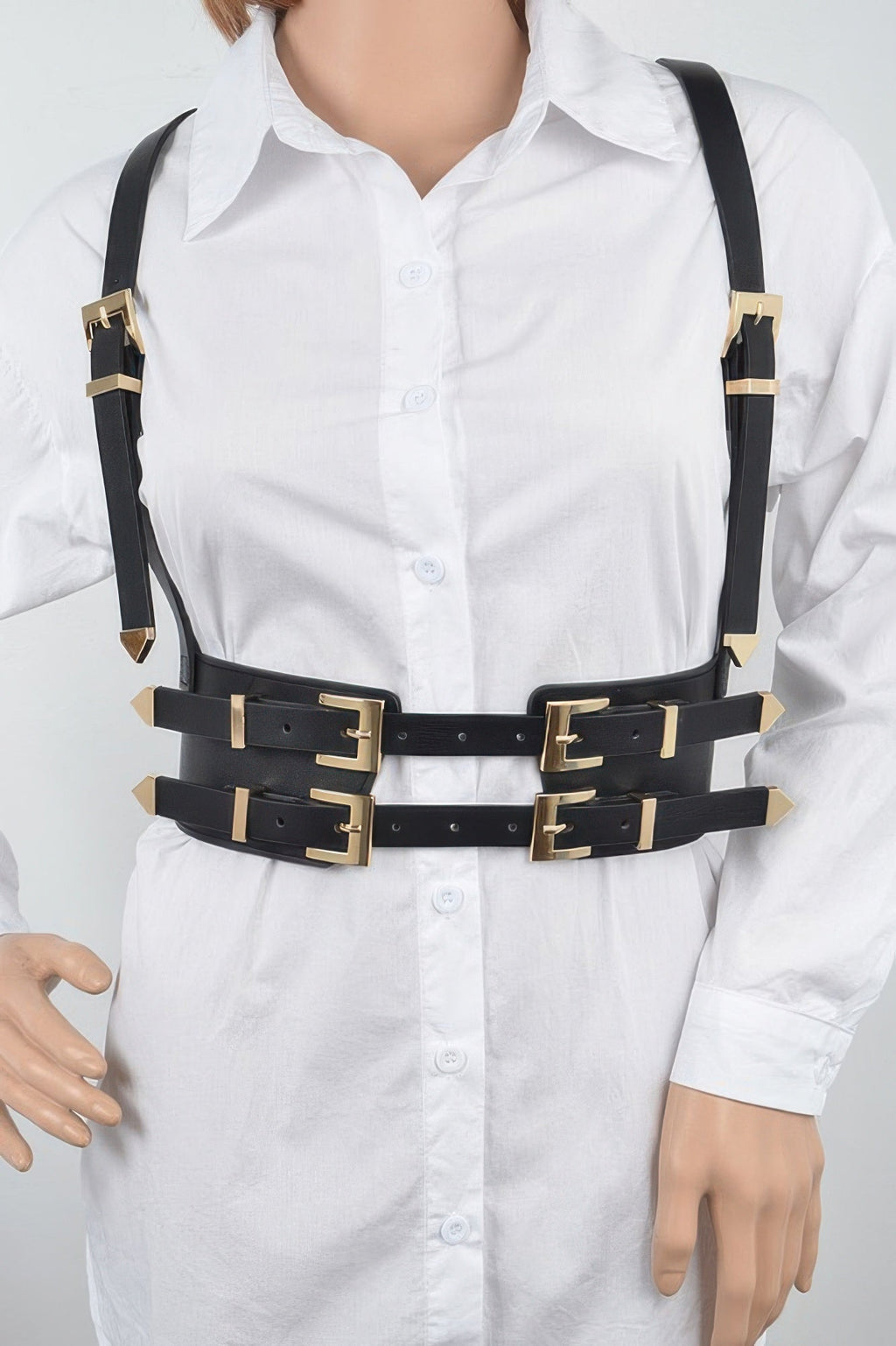 Multi Buckle Harness Belt