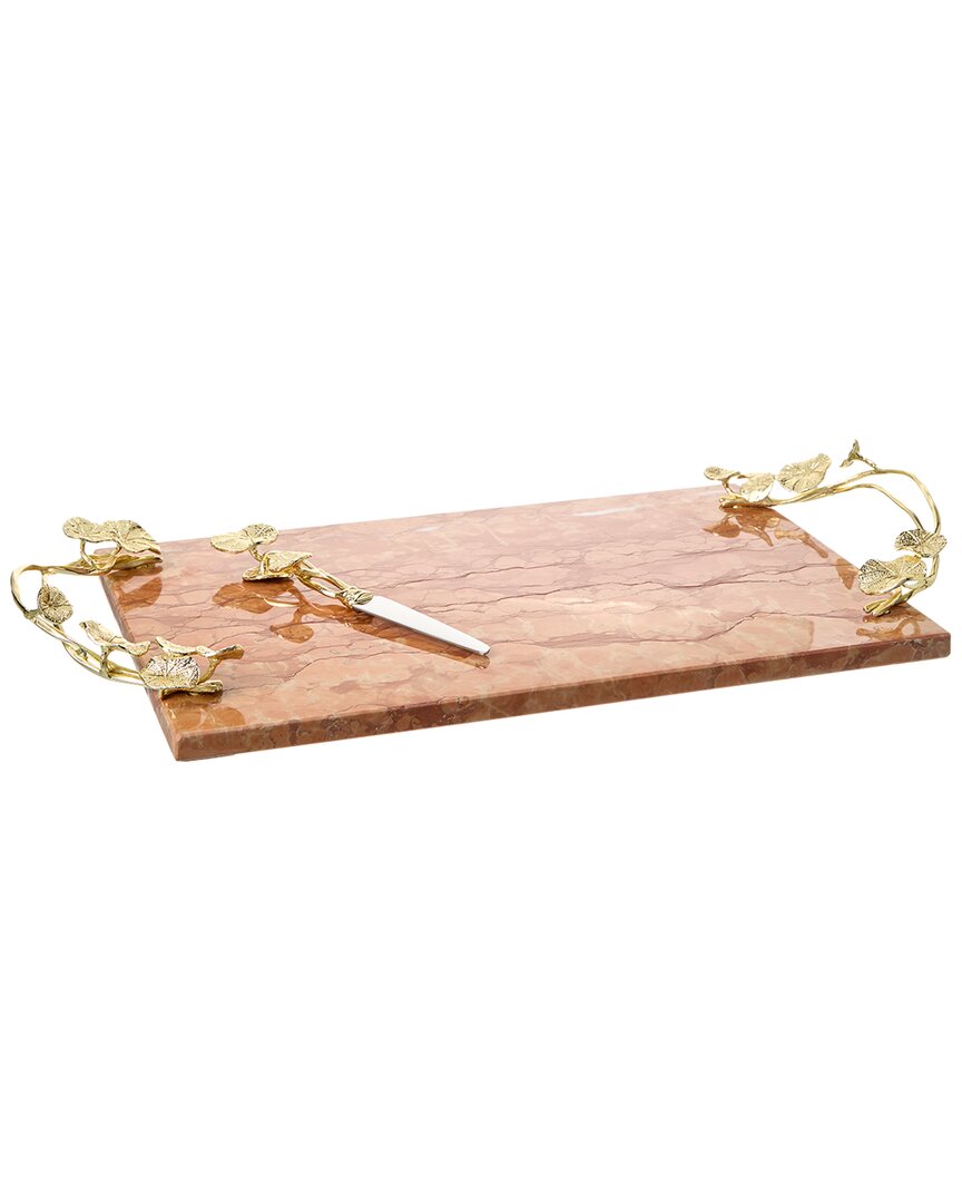 Michael Aram Monet's Garden Cheeseboard & Knife