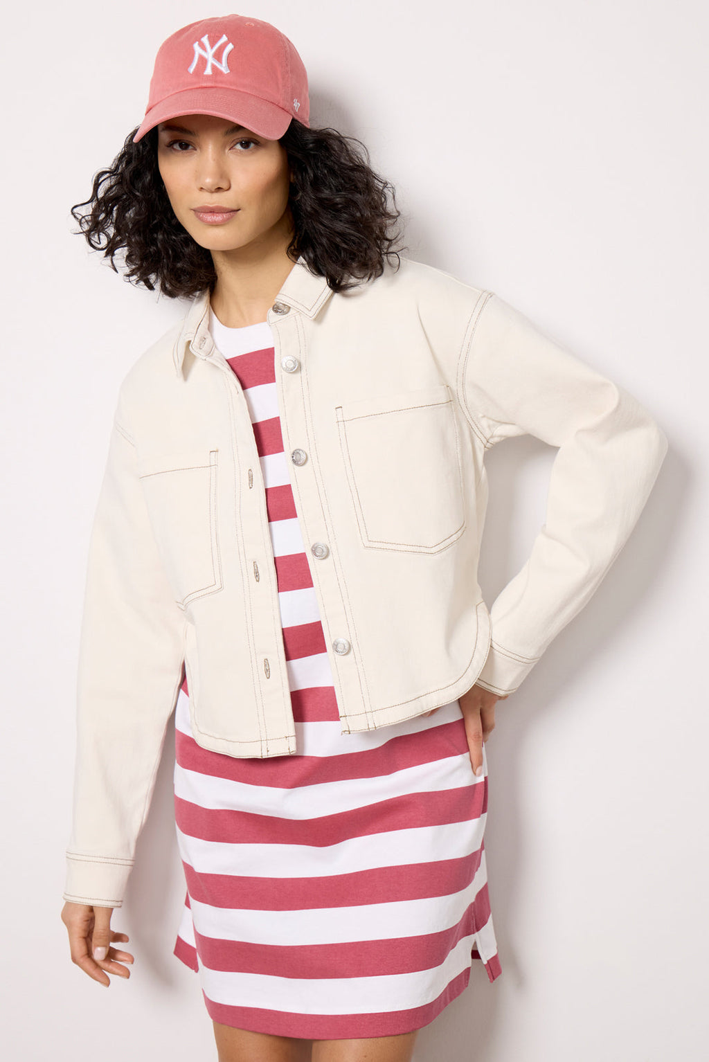 Women's All Day Cropped Twill Jacket