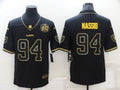 Men's Las Vegas Raiders Carl Nassib #94 Black Player Game Jersey1