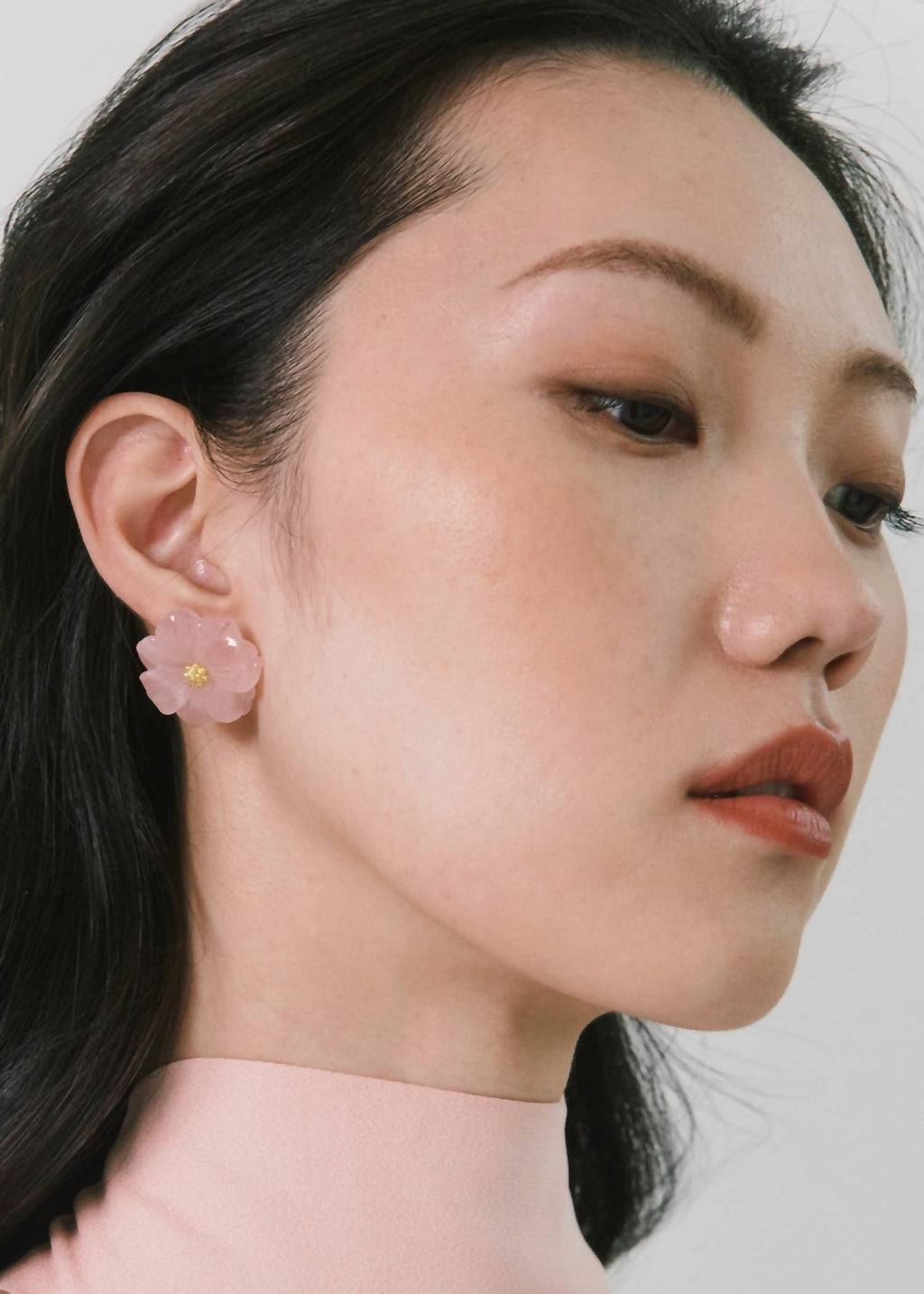 Women's Wynne Earrings In Rose Quartz
