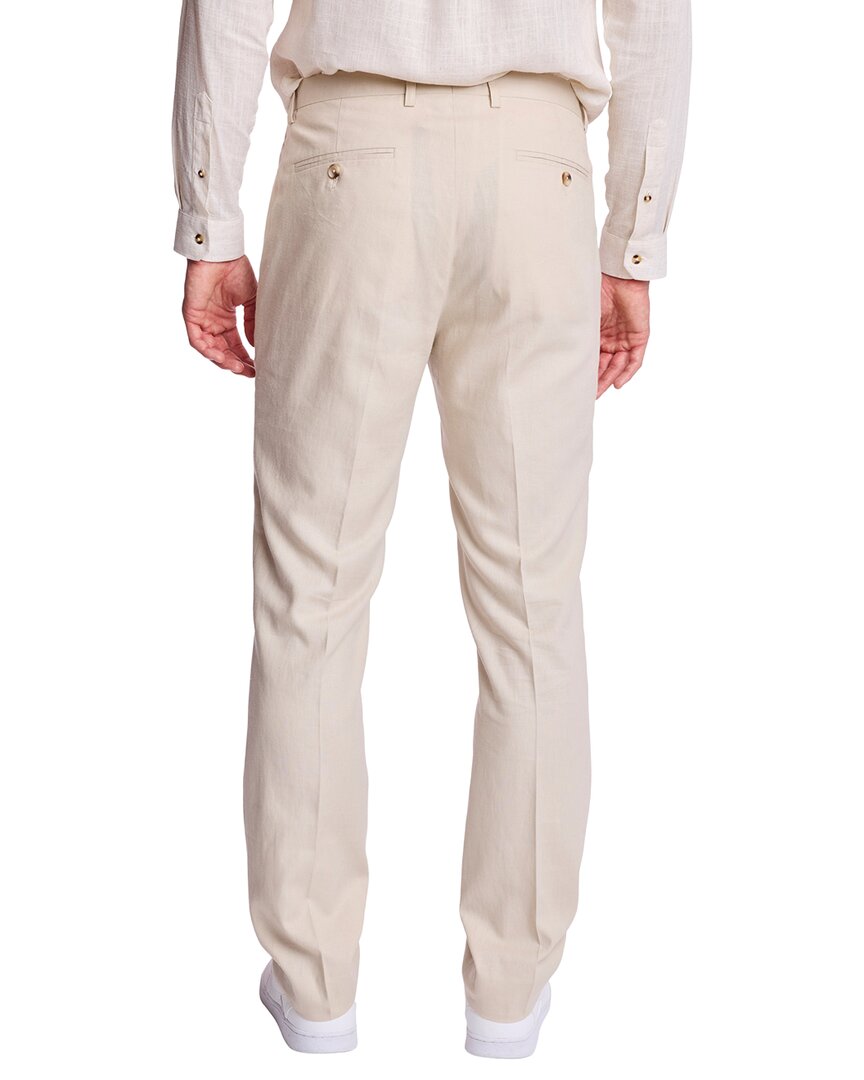 Paisley & Gray Downing Linen-Blend Pant