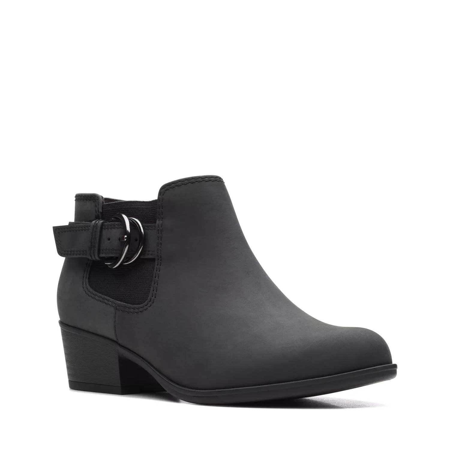Women's Adreena Field Ankle Boots In Black Leather