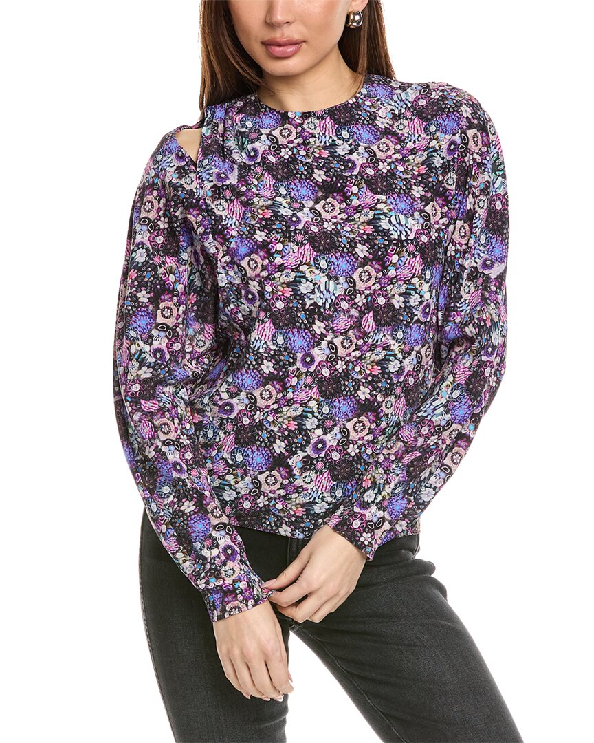 Isabel Marant E'toile Amba Babydoll Silk Blouse