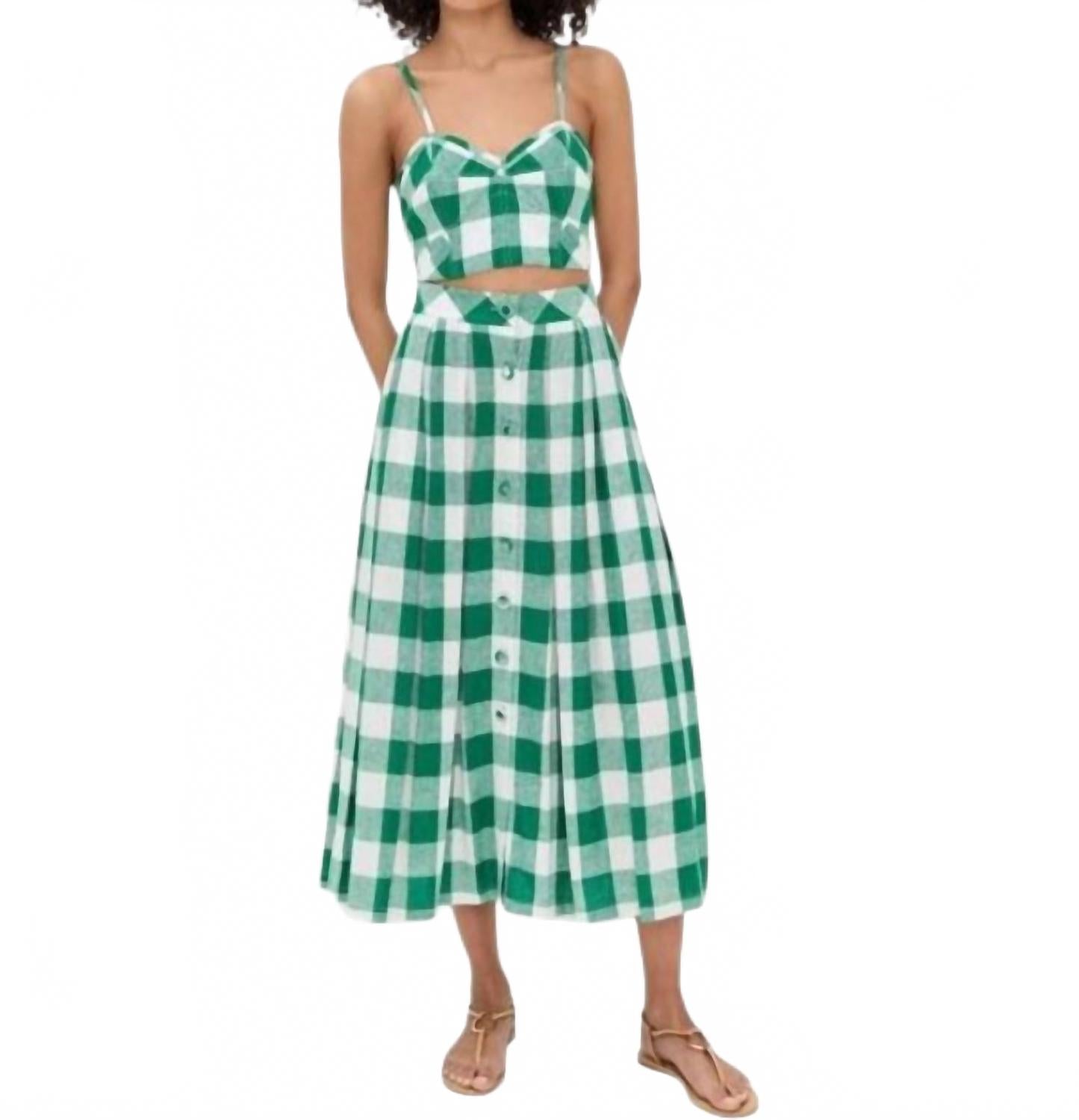 Brookie Top In Emerald