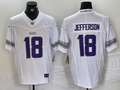 Men's Minnesota Vikings Justin Jefferson #18 White Alternate Vapor F.U.S.E. Elite Player jersey