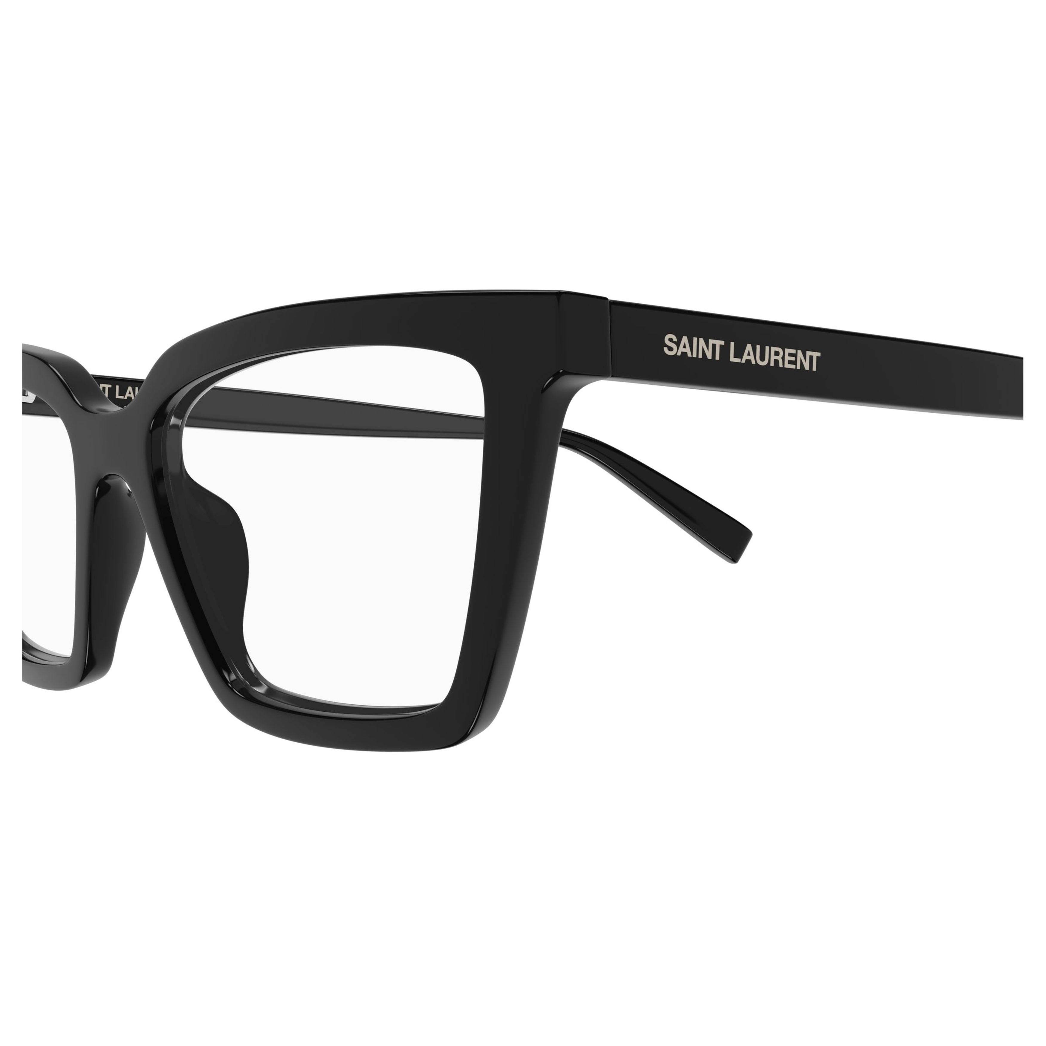 Bold Rectangular Sunglasses In Glossy Black Recycled Acetate