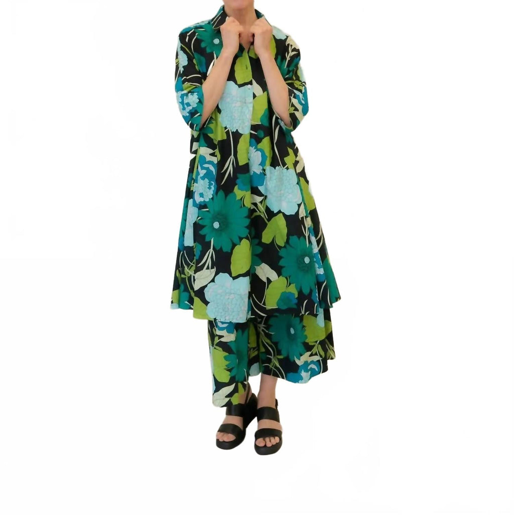 Cara Wide-Leg Pants In Floral