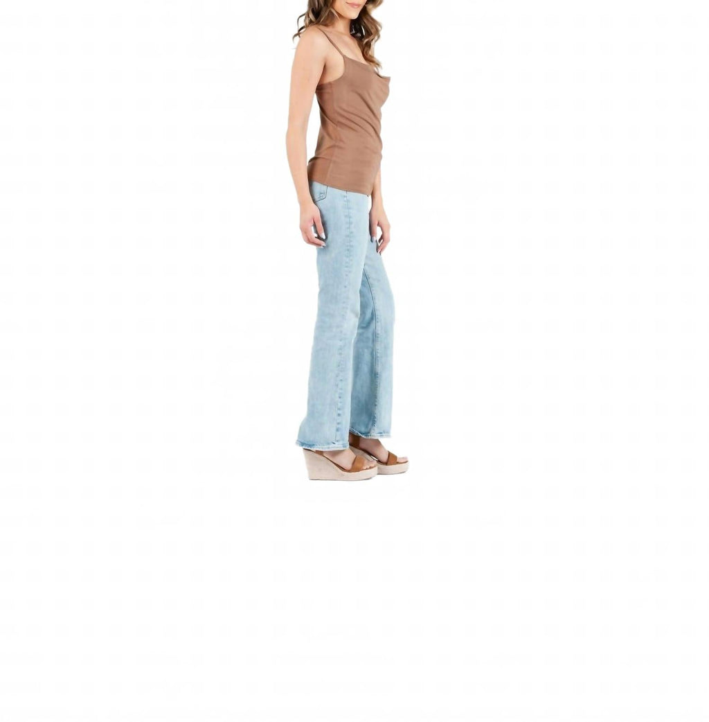 Couture Kelsie Drape Cami In Acorn