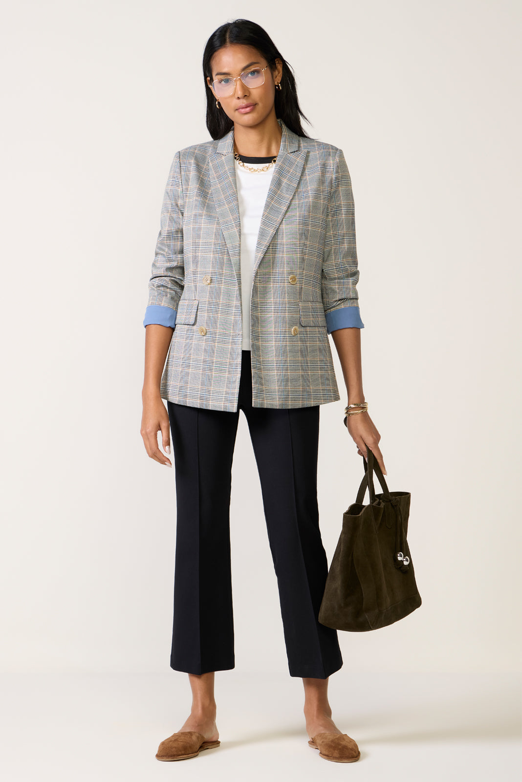 Women's Marcia Plaid Blazer