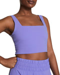 SPANX Cropped Square Neck Shelf Tank