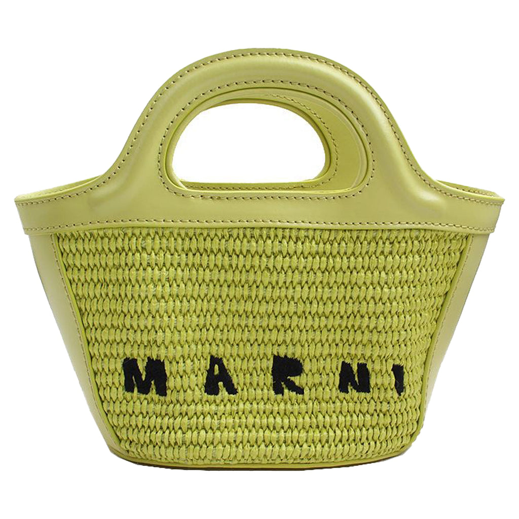 Weaving Lime Mini Fabric Crossbody Bag