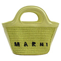 Weaving Lime Mini Fabric Crossbody Bag