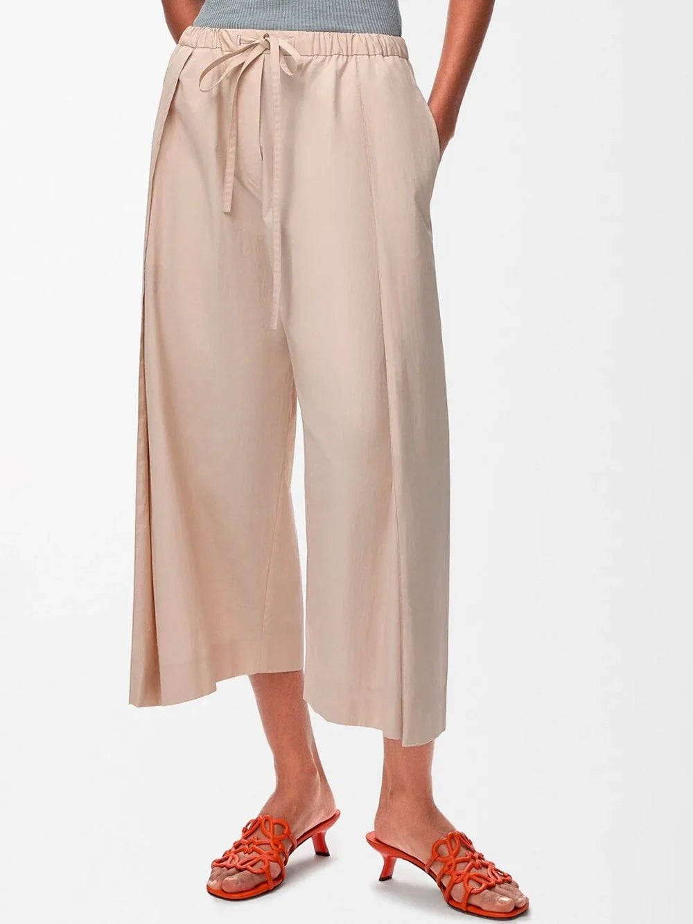Loewe Women Paula`S Ibiza Cropped Elasticated Pants