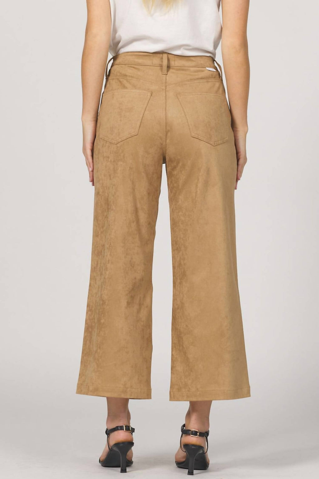 Audrey Suede Pant In Toffee