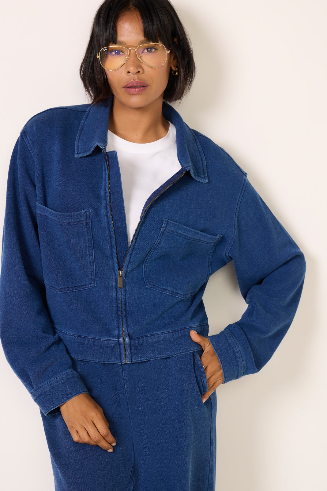 Women's Heritage Knit Denim Jacket