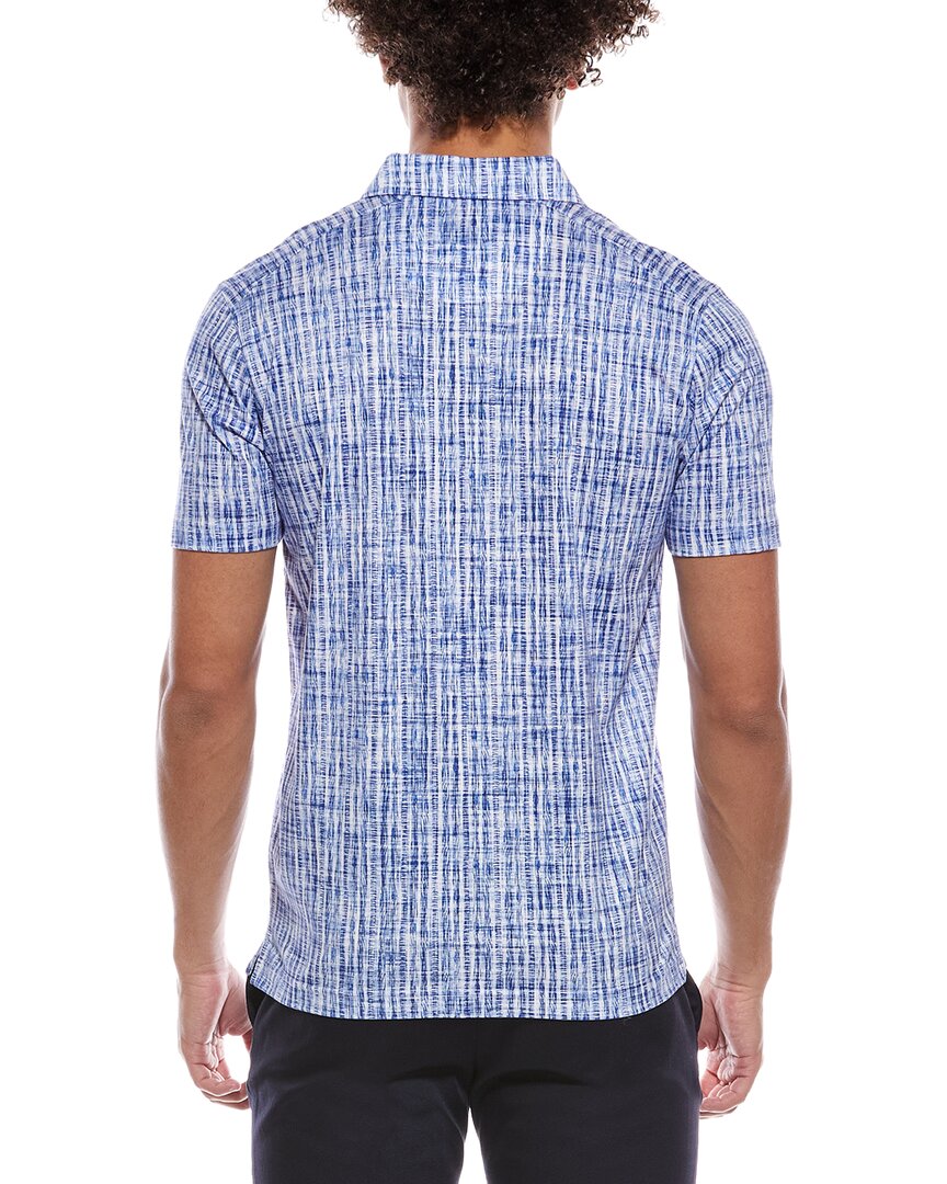 Raffi Brushed Gingham Polo Shirt