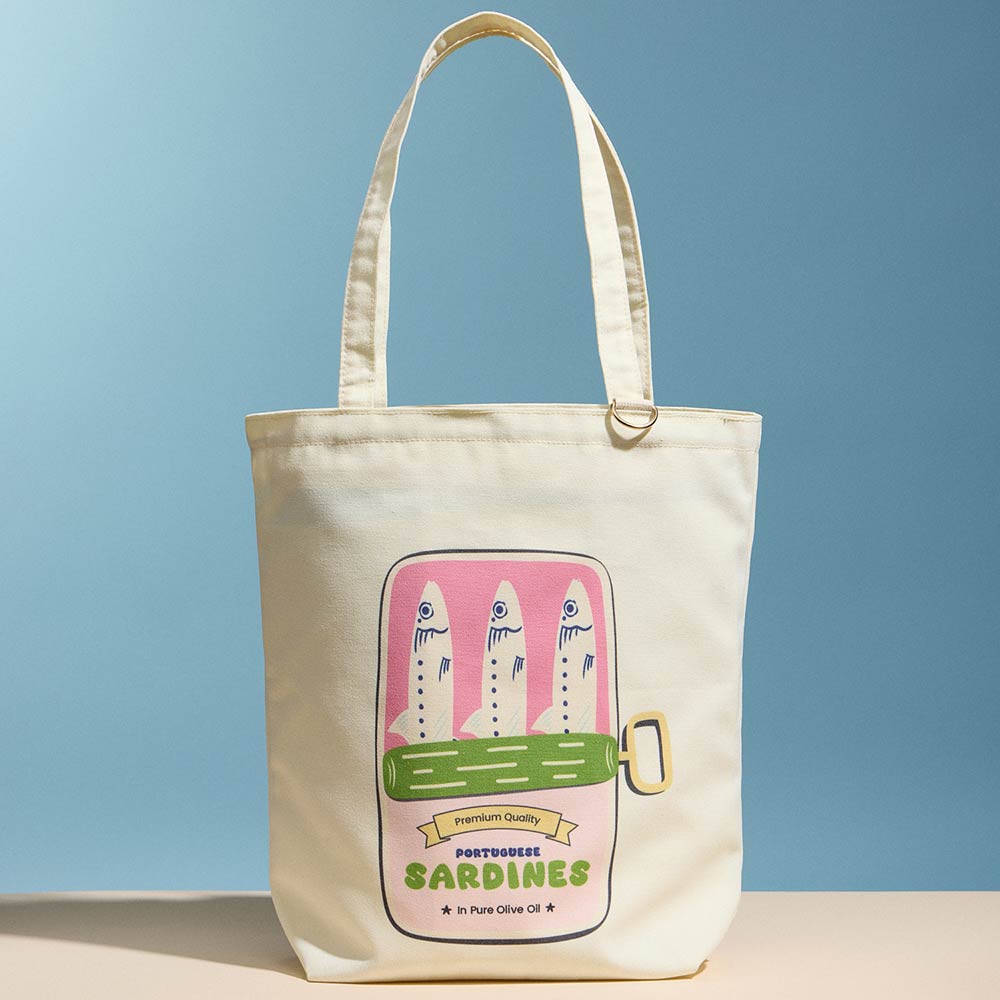Sardine Graphic Print Everyday Carry Tote Bag