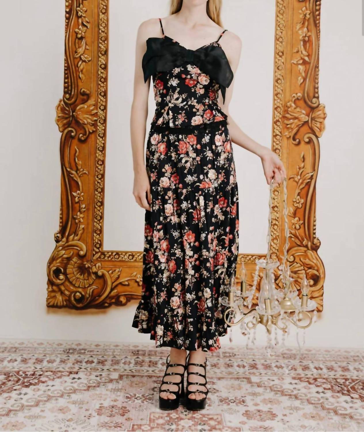 Luelle Skirt In Bonnard Floral