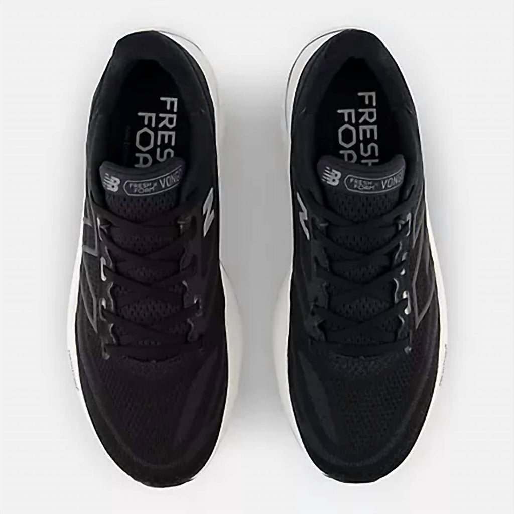 Men's Fresh Foam X Vongo V6 Running Shoes In Black With White