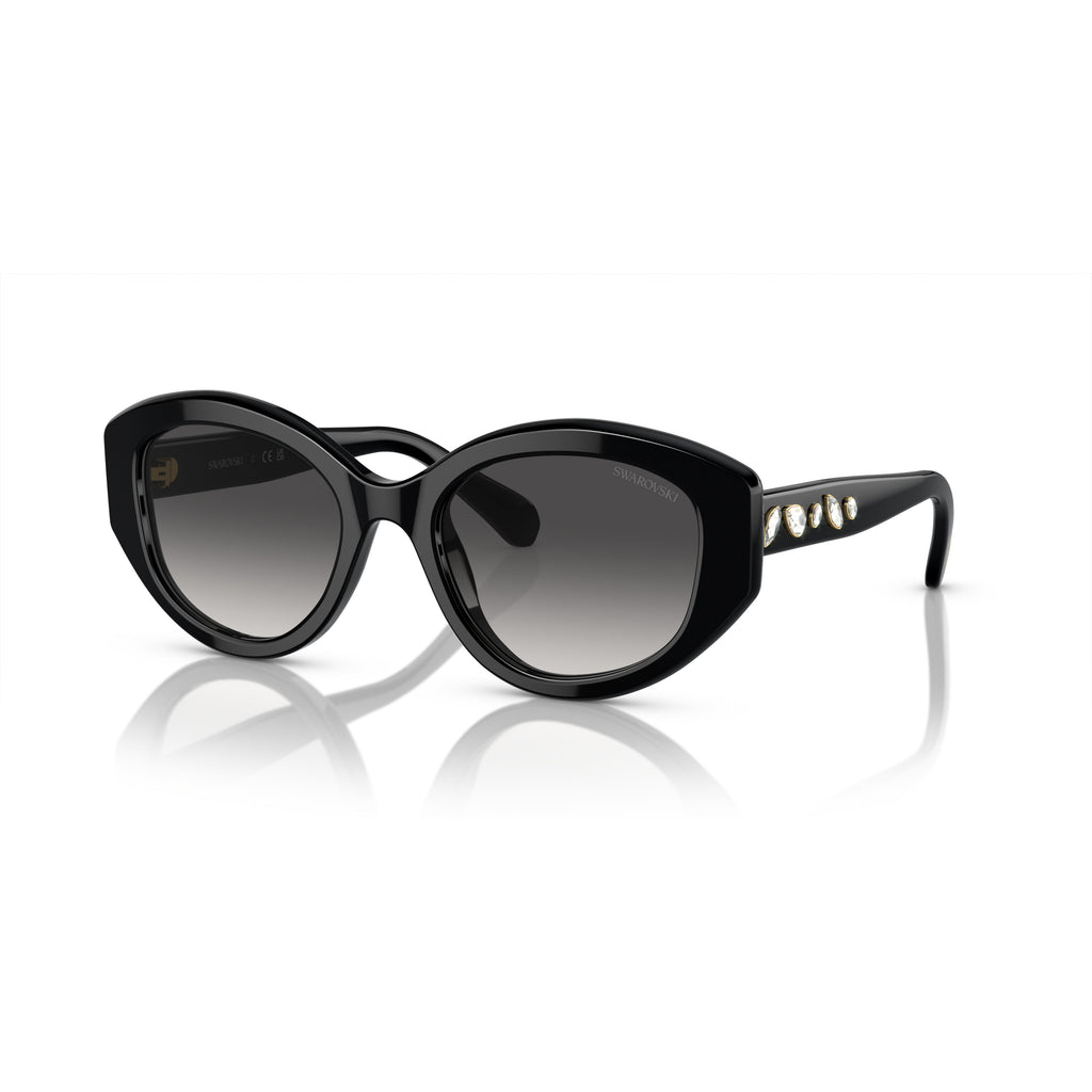 0Sk6005 Oversized Cat-Eye Sunglasses with Crystal Embellishments