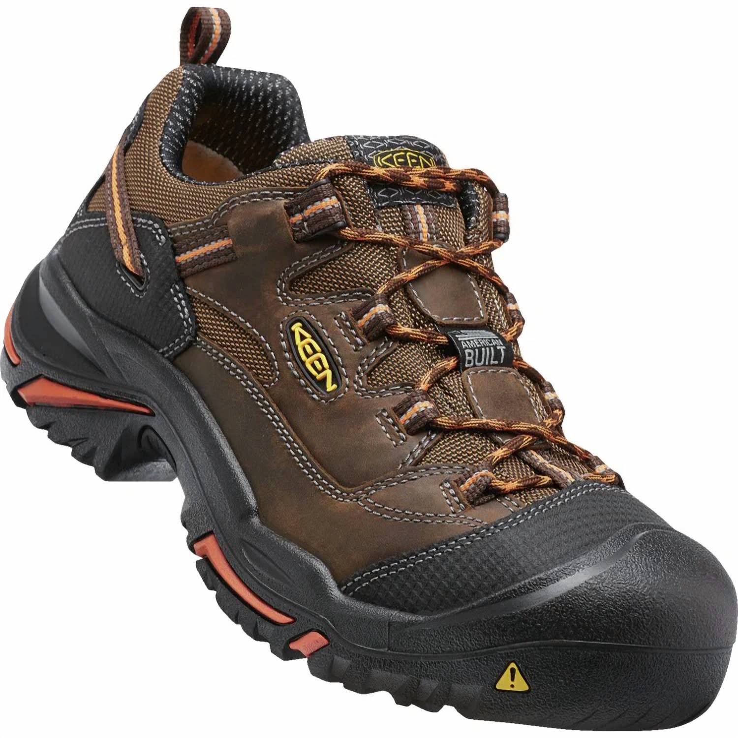 Men's Braddock Low Soft Toe Work Shoes In Cascade Orange Ochre
