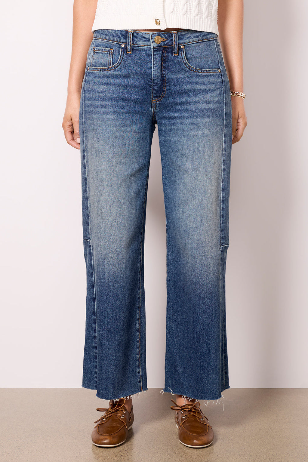 Women's Meg Wide Leg w Seaming Jeans