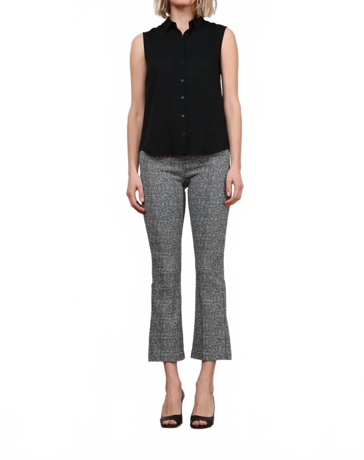 Leo Pant In Herringbone