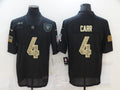 Men's Las Vegas Raiders Derek Carr #4 Black Jersey1