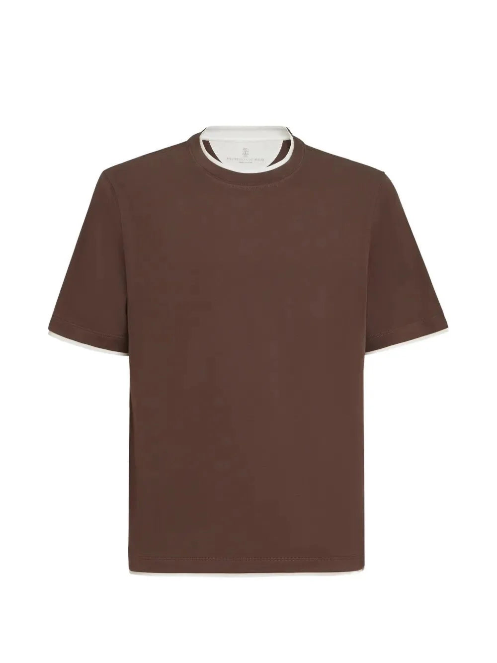Brunello Cucinelli Men T-Shirt With Faux-Layering