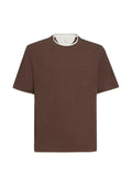 Brunello Cucinelli Men T-Shirt With Faux-Layering