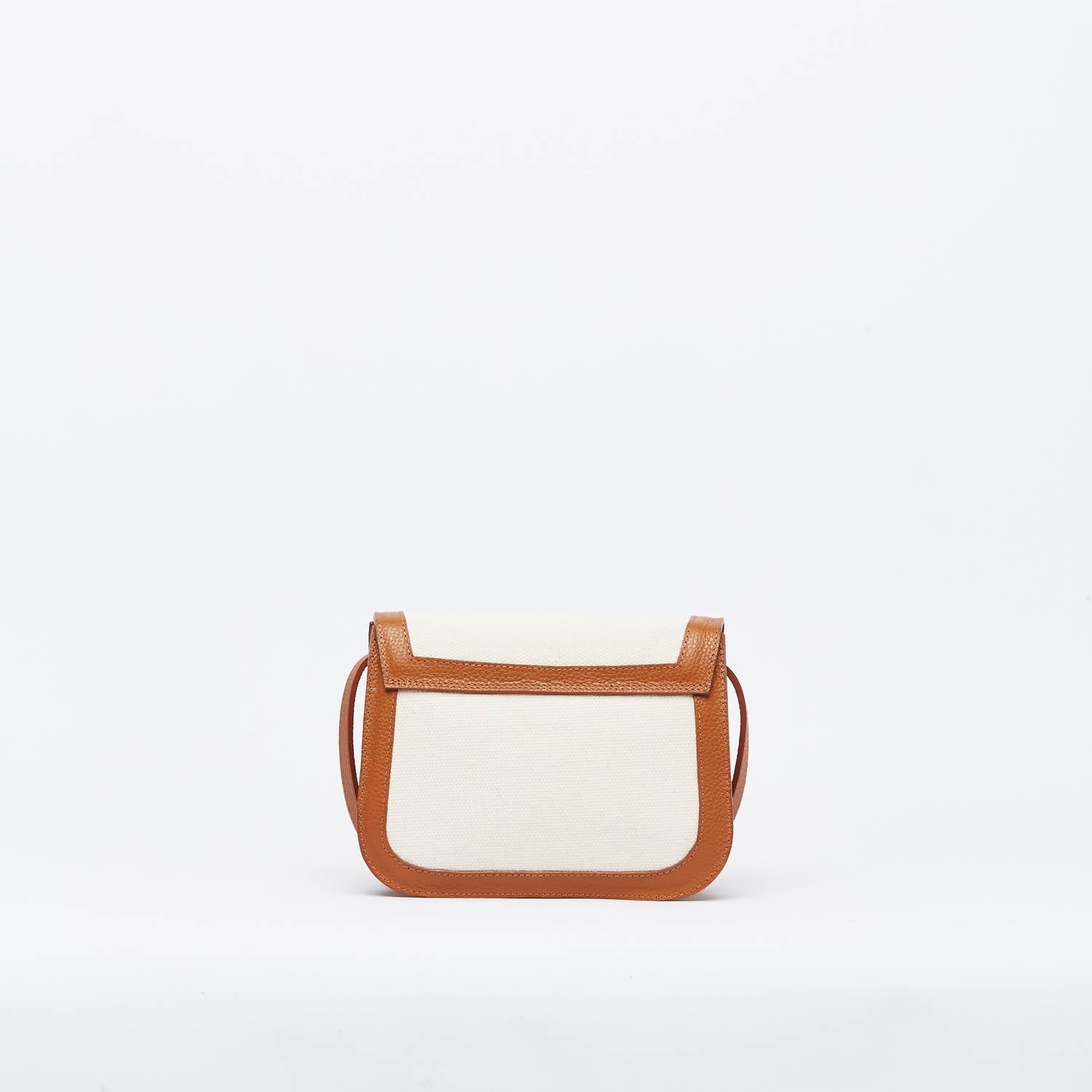 Women's Leather Crossbody Bag In Caramel