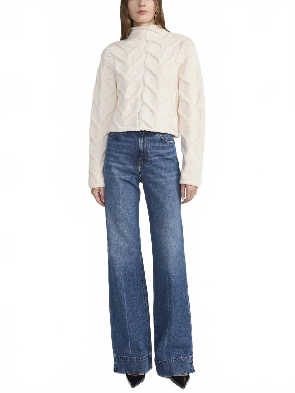 Slice High Rise Flare Jean In Headliner