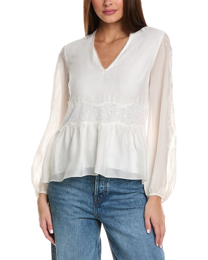 3.1 Phillip Lim Blouson Sleeve Silk Top