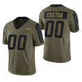 custom Los Angeles Chargers Olive 2021 Salute To Service Limited Football Jerseys