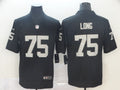 Men's Las Vegas Raiders Howie Long #75 Black Game Player Jersey1