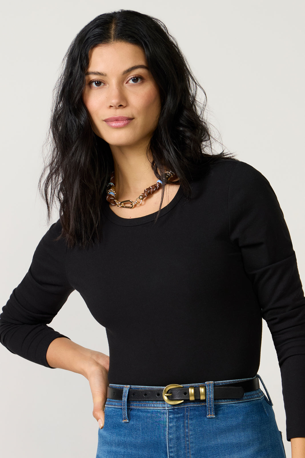 Women's Second Skin Crew Long Sleeve Top