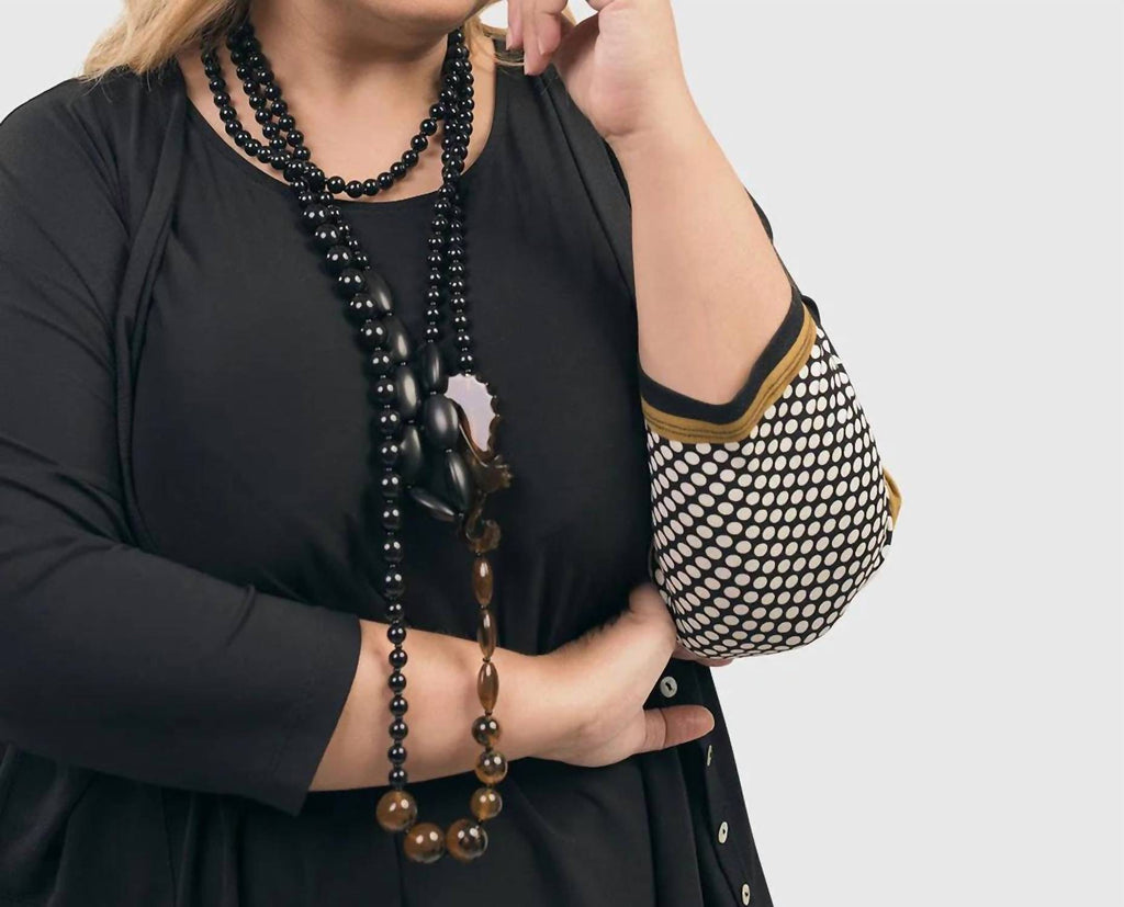 Kenna Crop Cardigan - Plus In Circles